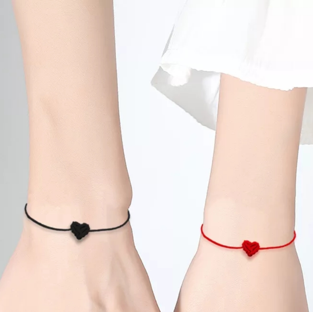 Love Heart Shape Lucky Rope Bracelets